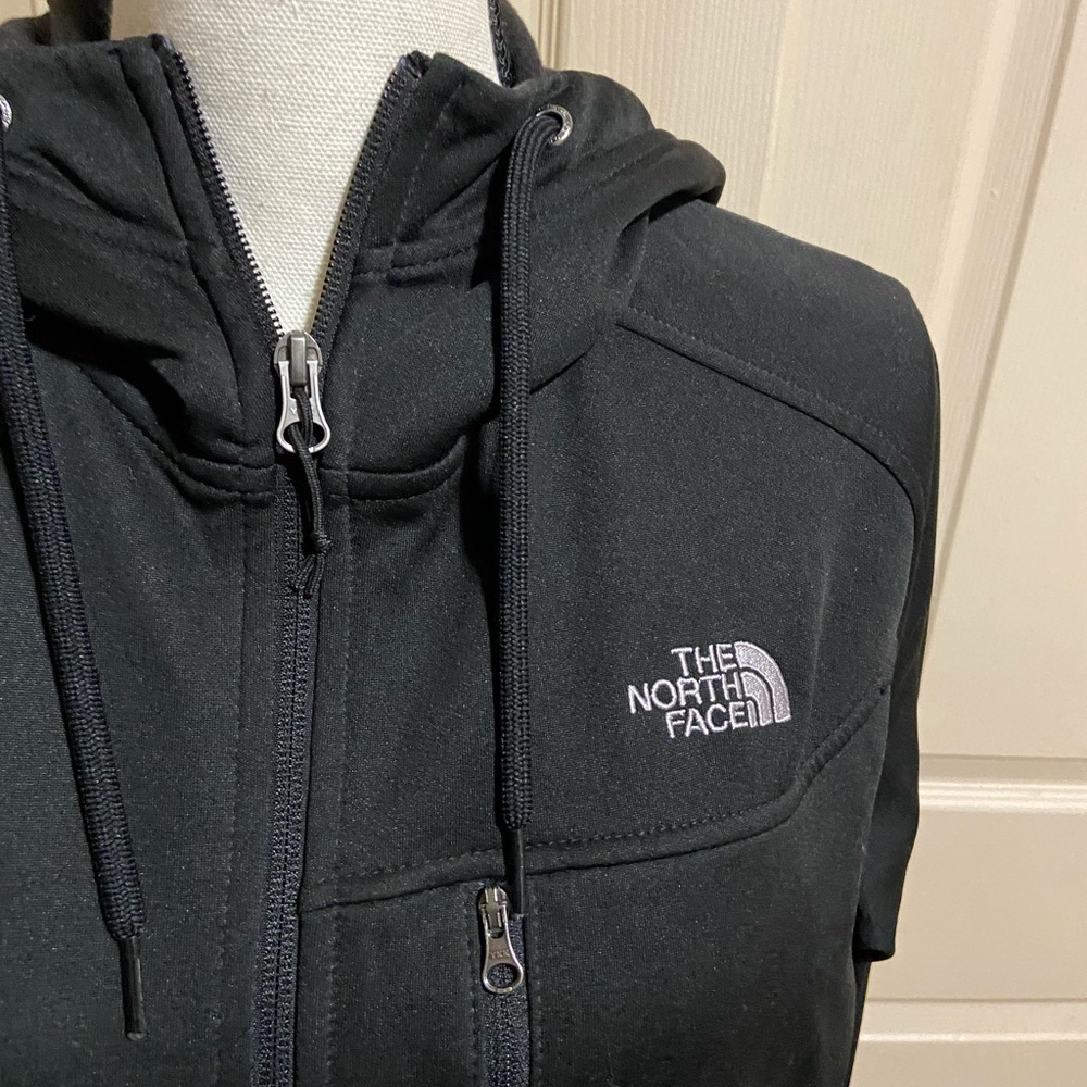Men’s Large The North Face Black Hooded Full-Zip Jacket - Picture 2 of 5